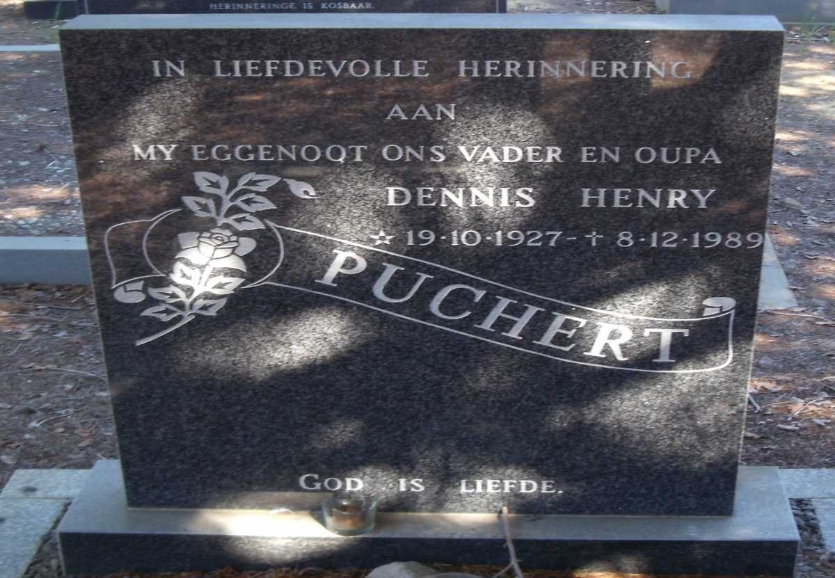 PUCHERT Dennis Henry 1927-1989