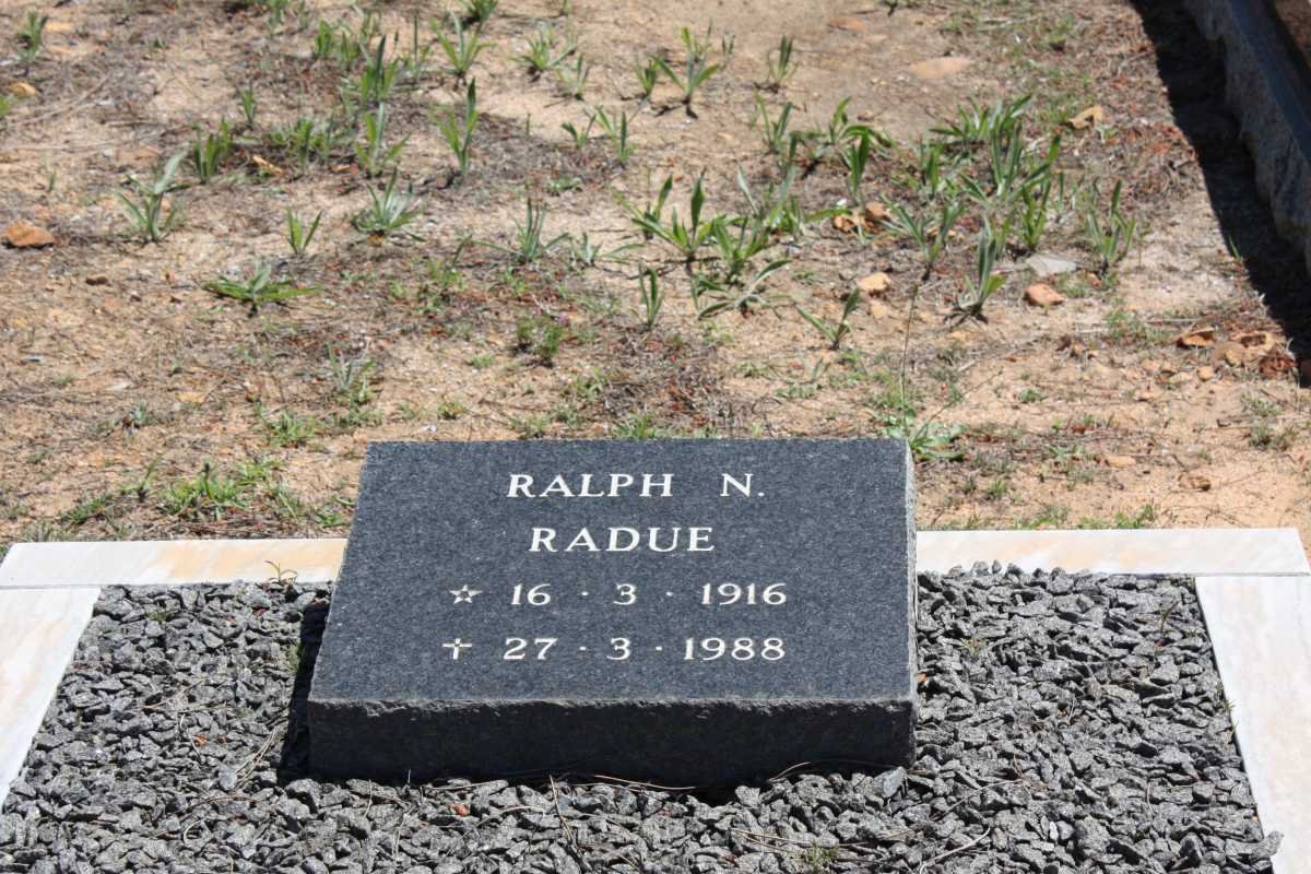 RADUE Ralph N. 1916-1988