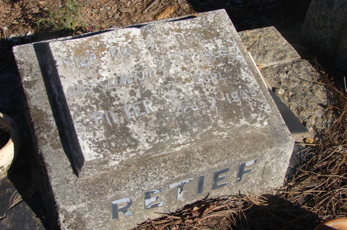 RETIEF Pieter 1959-1959