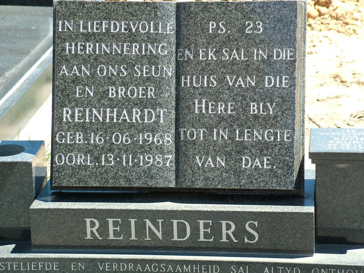 REINDERS Reinhardt 1968-1987