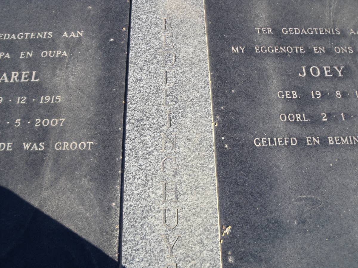 REDELINGHUYS Carel 1915-2007 &amp; Joey 1916-1994