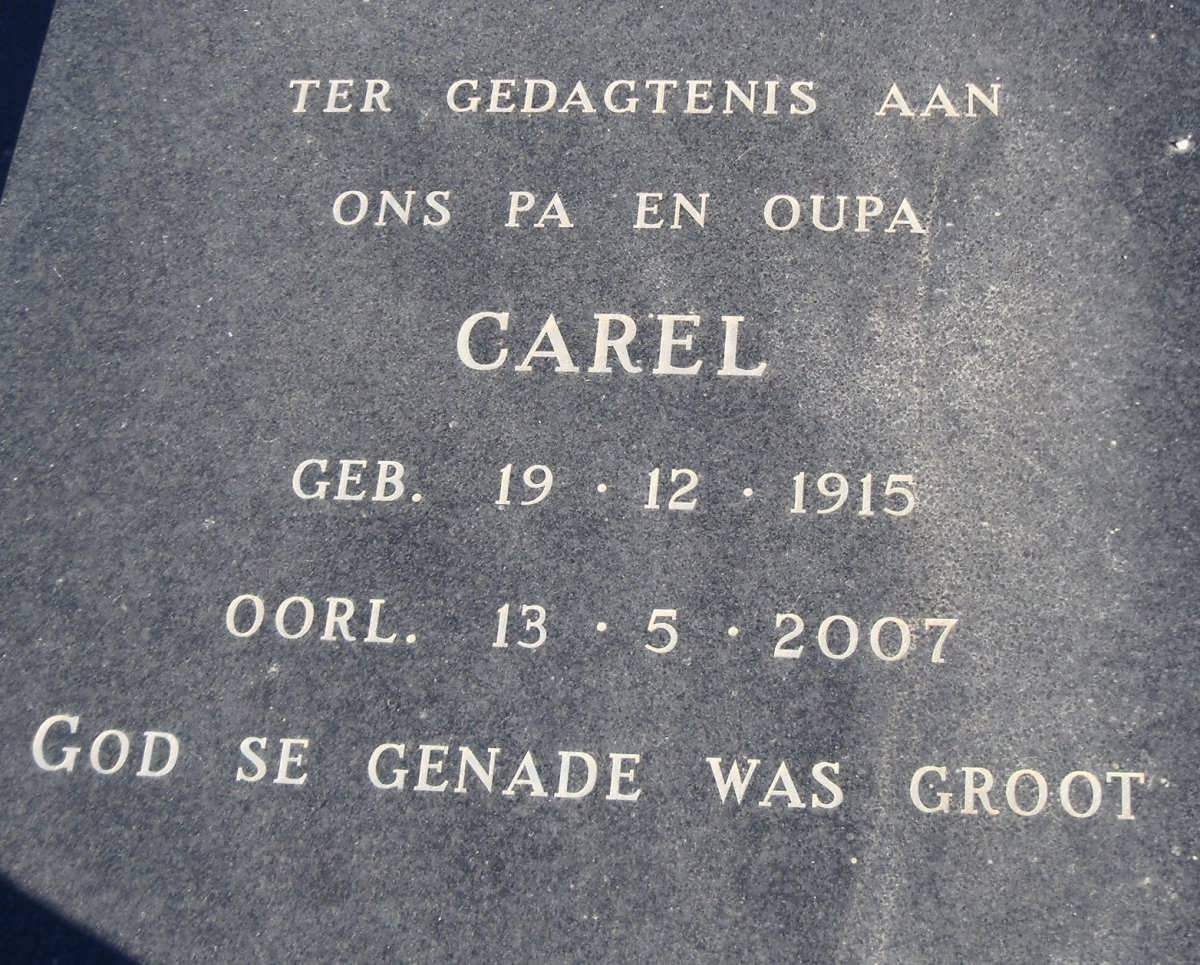 REDELINGHUYS Carel 1915-2007