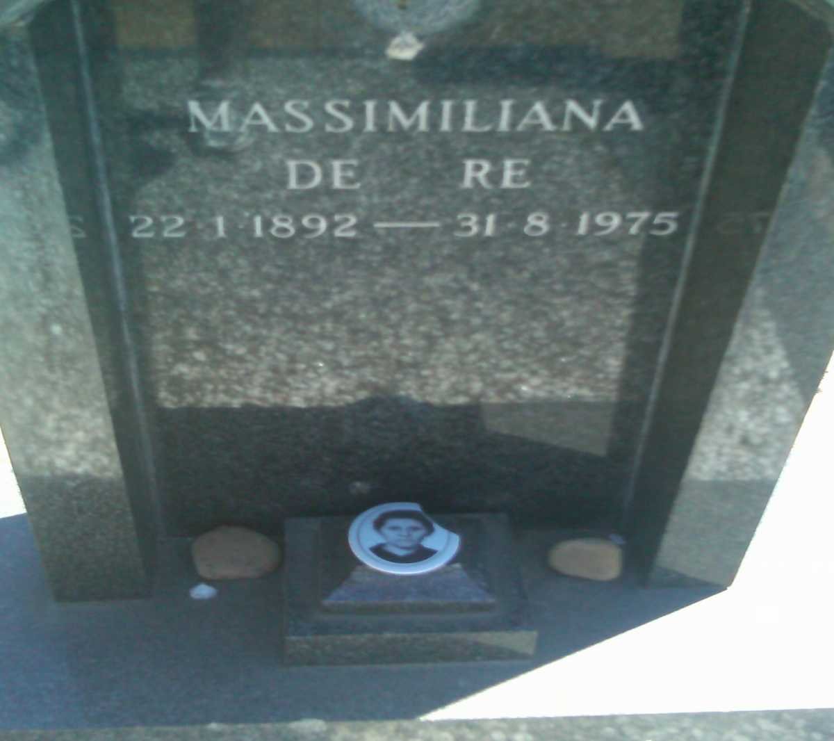 RE Massimiliana, de 1892-1975