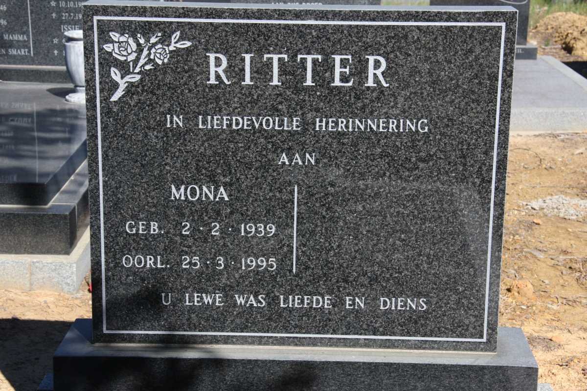 RITTER Mona 1939-1995