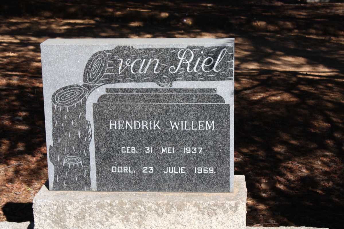 RIEL Hendrik Willem, van 1937-1969 