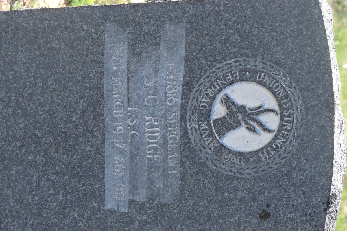 RIDGE S.C. -1942