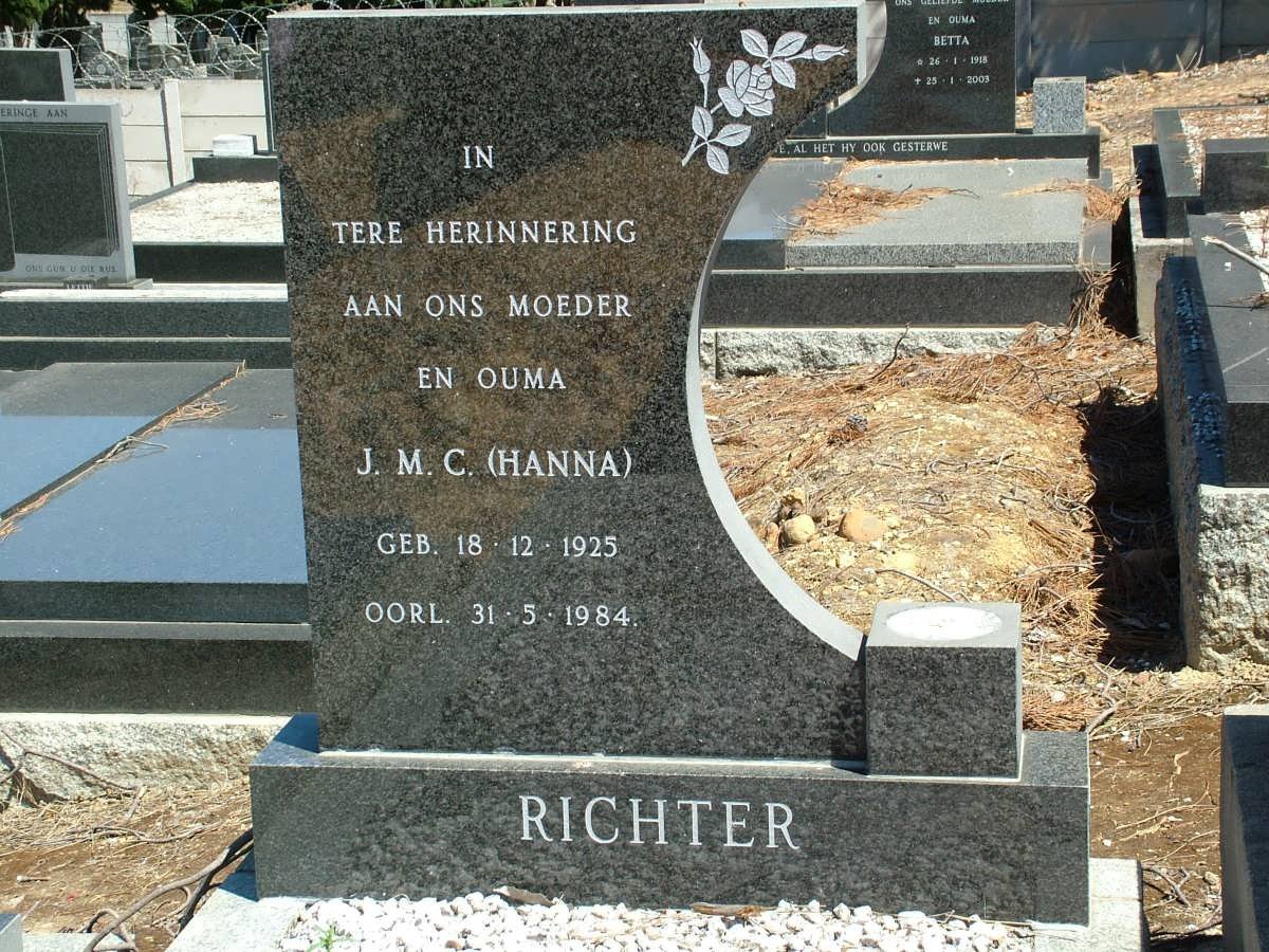 RICHTER J.M.C. 1925-1984