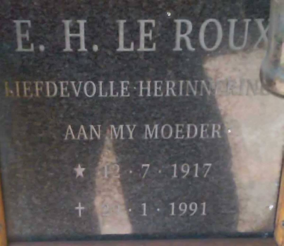 ROUX E.H., le 1917-1991