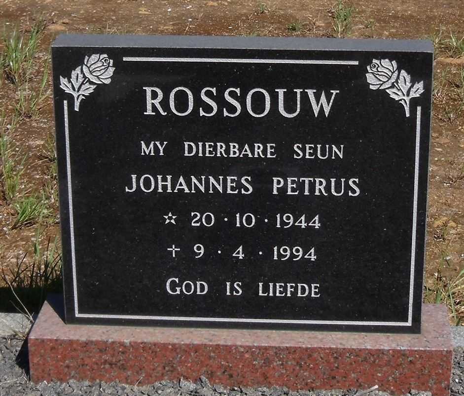 ROSSOUW Johannes Petrus 1944-1994