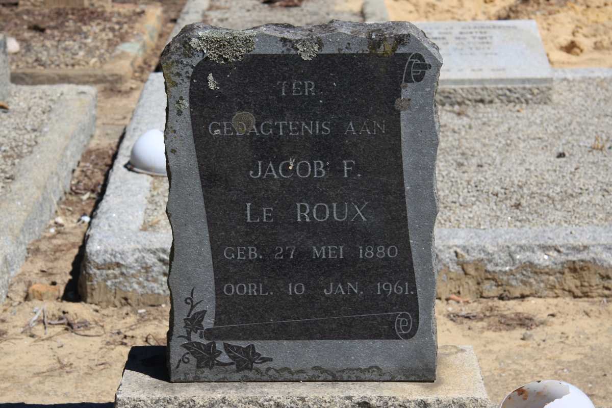 ROUX Jacob F., le 1880-1961
