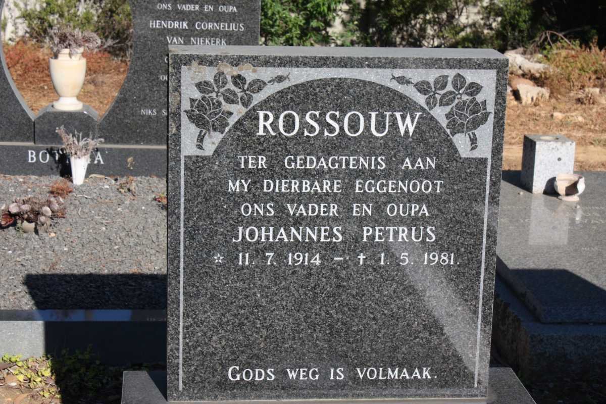 ROSSOUW Johannes Petrus 1914-1981