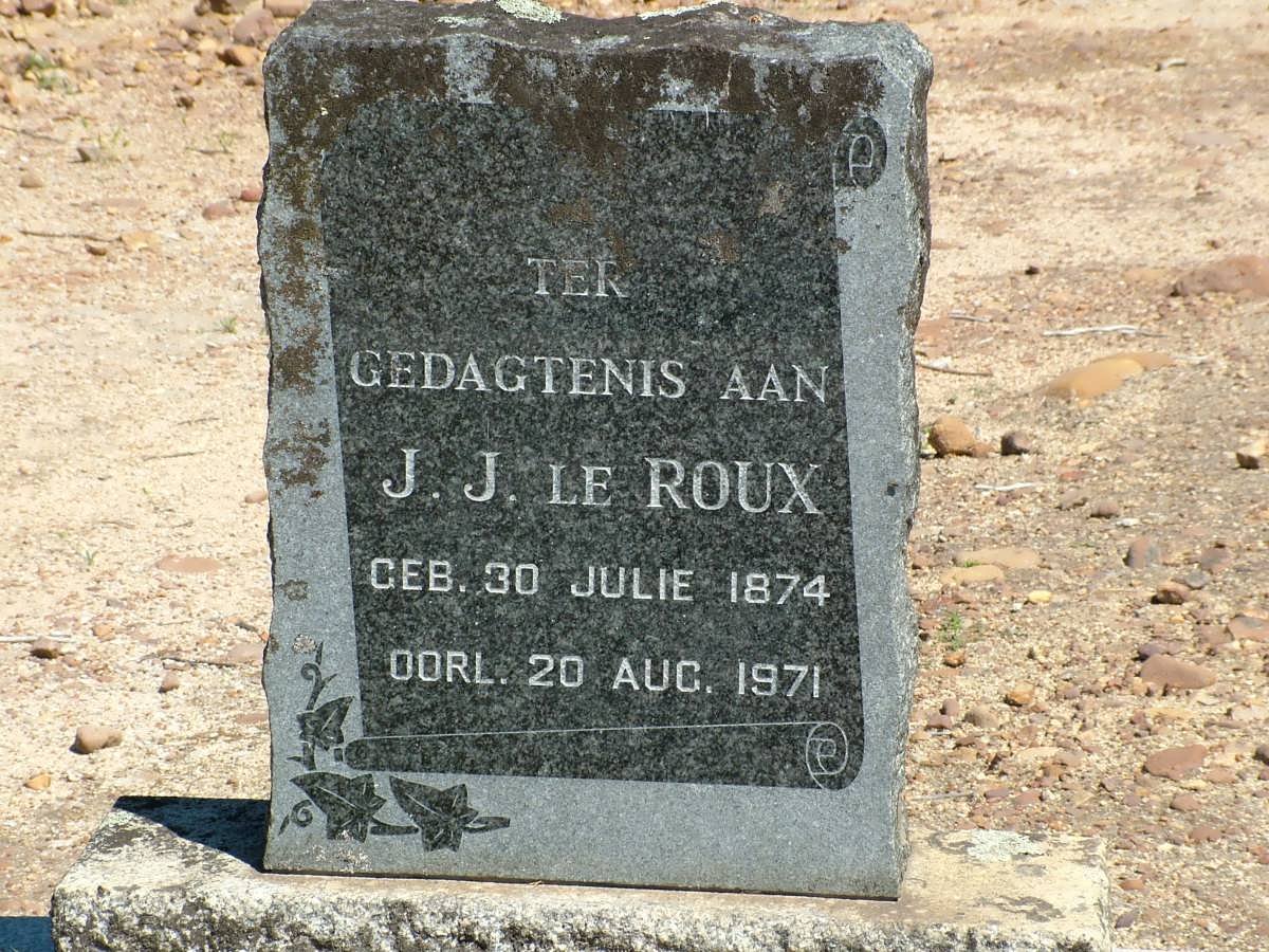 ROUX J.J., le 1874-1974