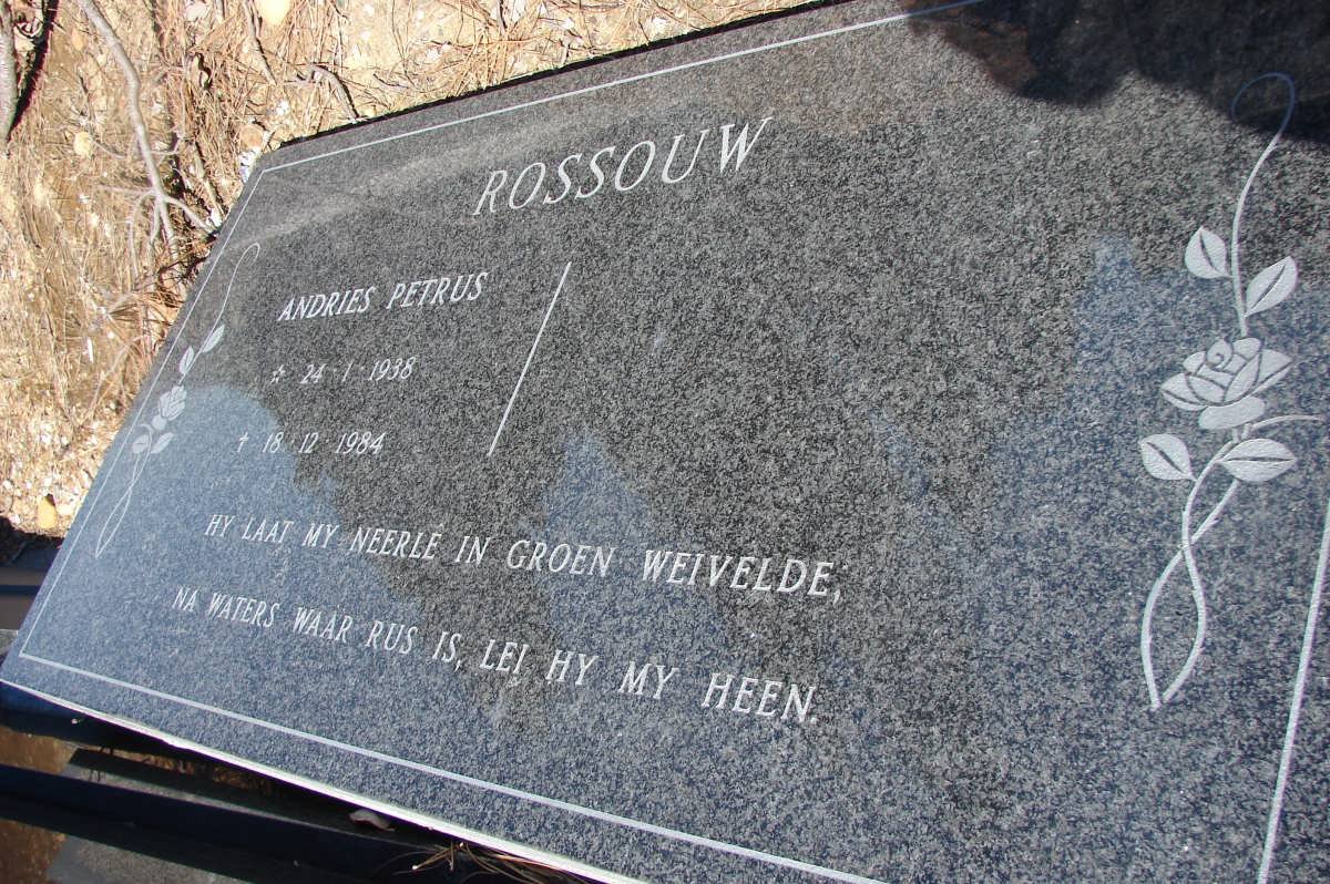 ROSSOUW Andries Petrus 1938-1984