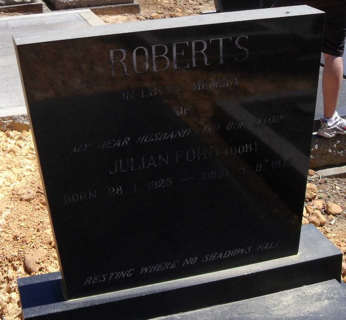 ROBERTS Julian Ford 1925-1975