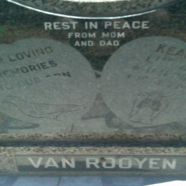 ROOYEN Keano Luther, van 2002-200?