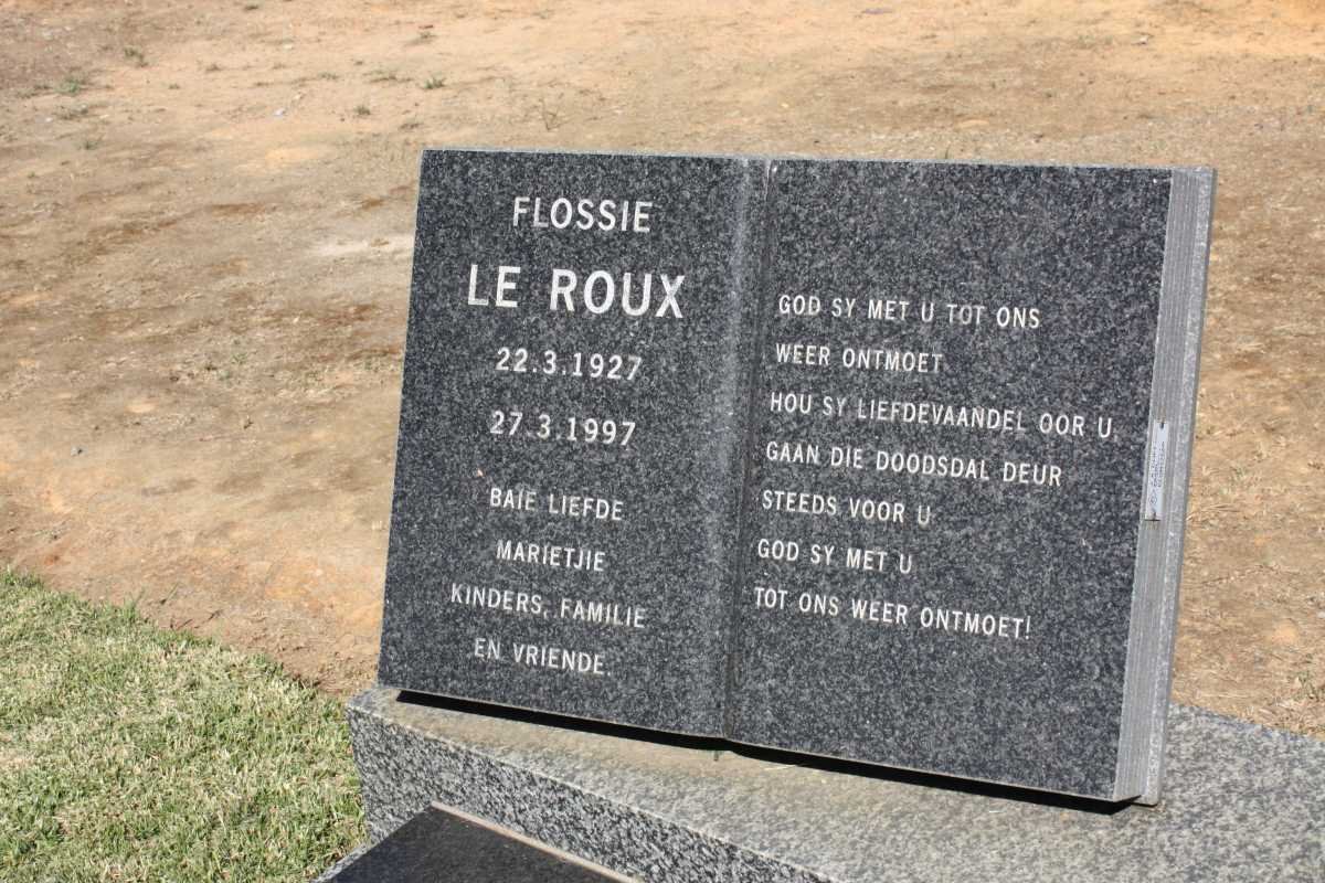 ROUX Flossie, le 1927-1997