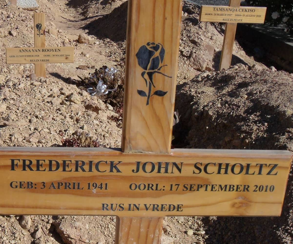 SCHOLTZ Frederick John 1941-2010