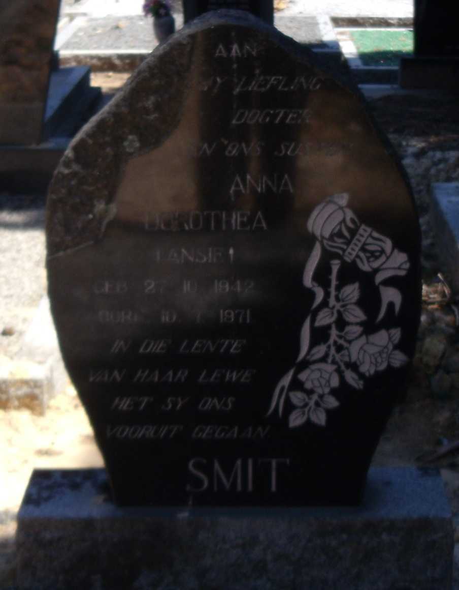 SMIT Anna Dorothea 1942-1971