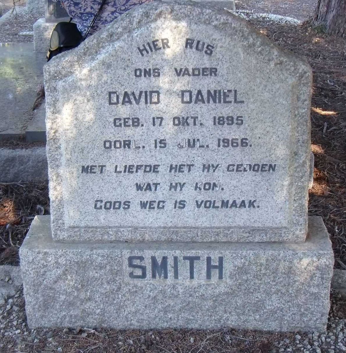 SMITH David Daniel 1895-1966