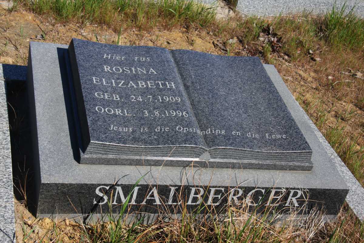 SMALBERGER Rosina Elizabeth 1909-1996