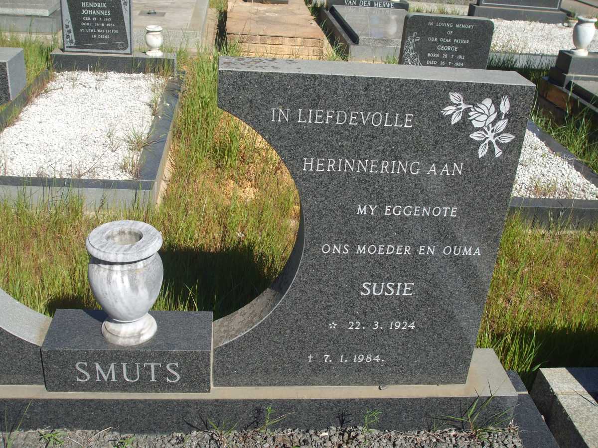 SMUTS Susie 1924-1984