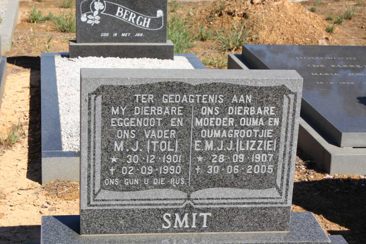 SMIT M.J. 1901-1990 & E.M.J.J. 1907-2005