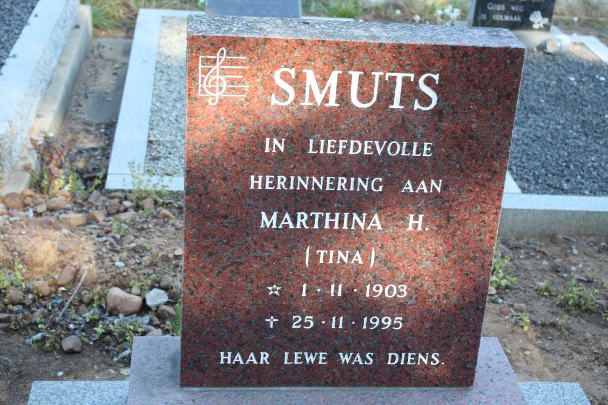 SMUTS Marthina H. 1903-1995