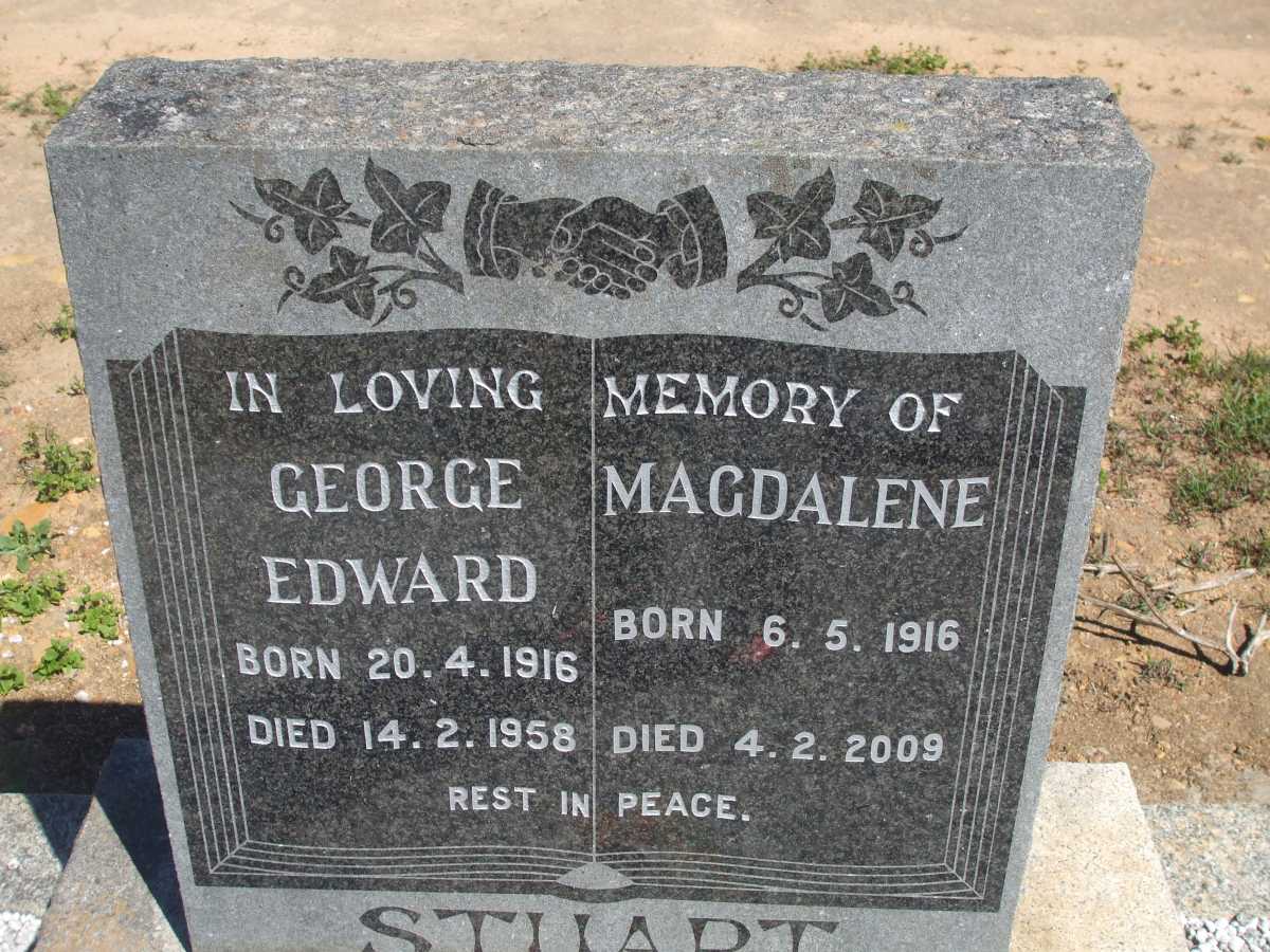 STUART George Edward 1916-1958 & Magdalene 1916-2009