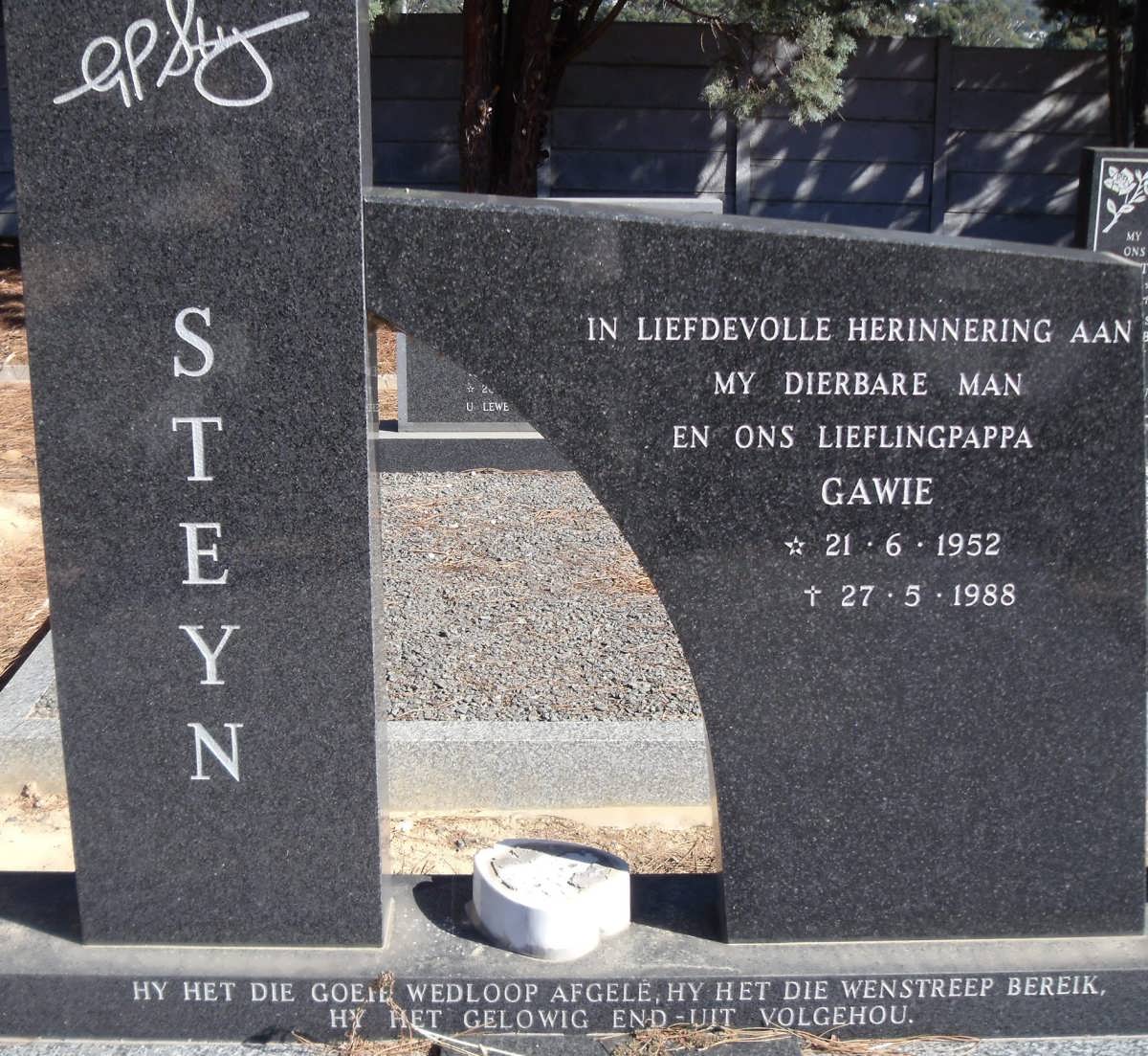 STEYN Gawie 1952-1988