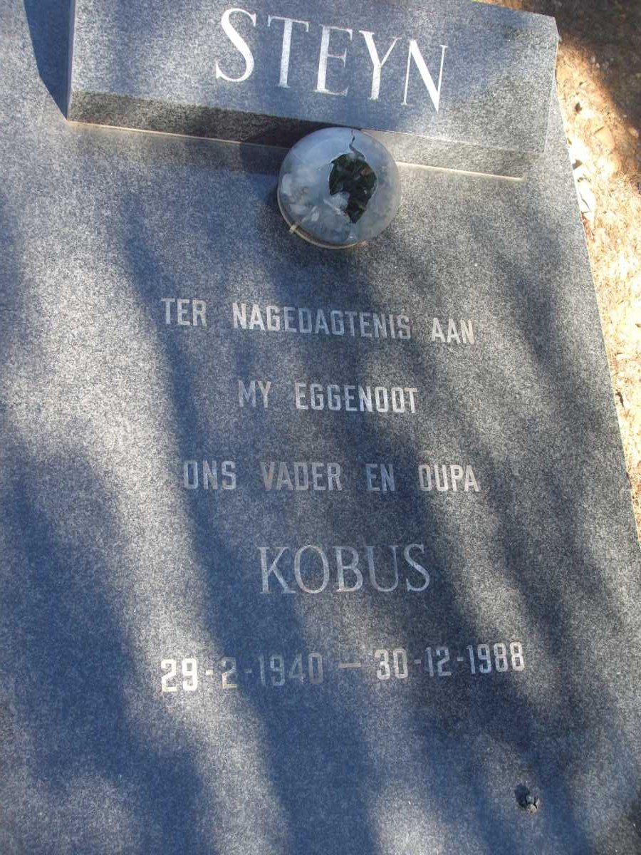 STEYN Kobus 1940-1988