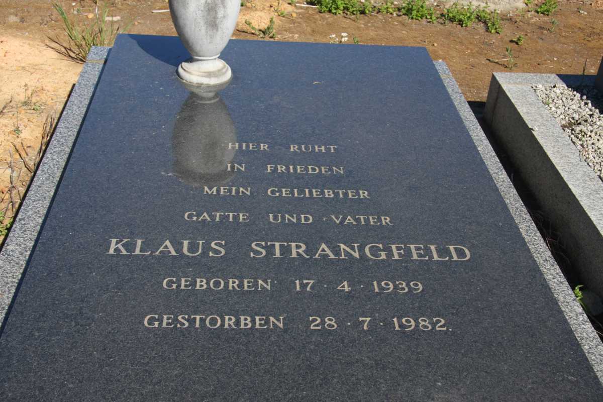 STRANGFELD Klaus 1939-1982