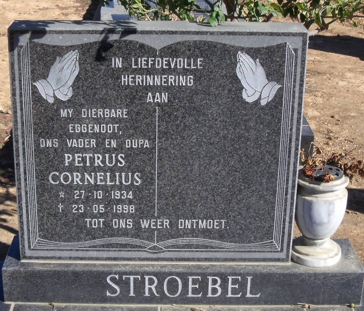 STROEBEL Petrus Cornelius 1934-1998 