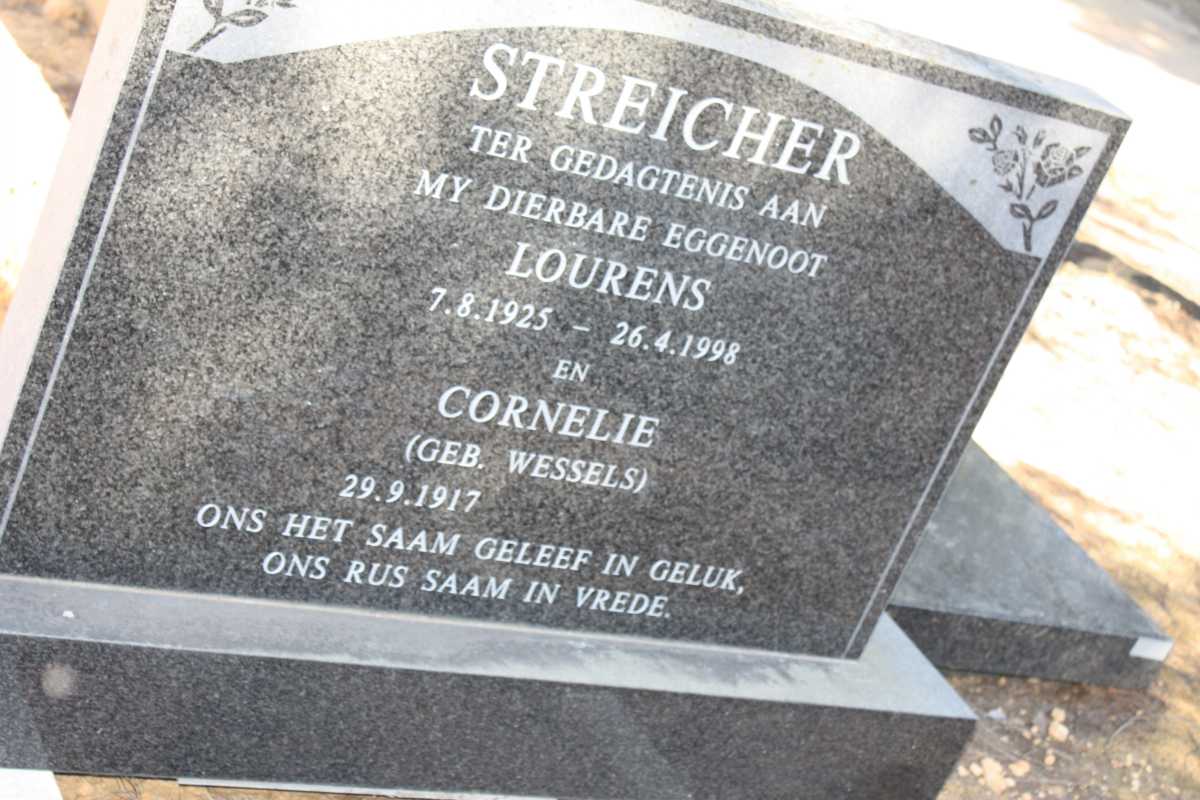 STREICHER Lourens 1925-1998 & Cornelie WESSELS 1917-