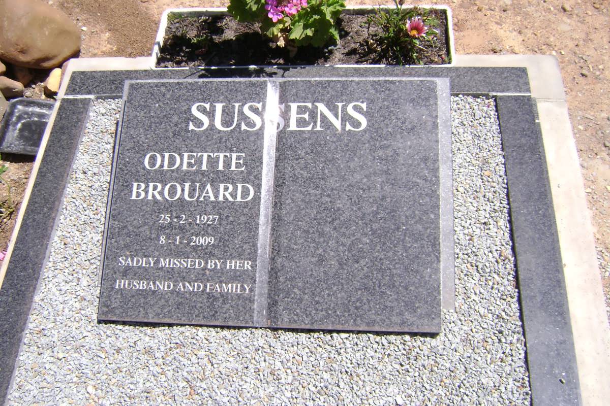 SUSSENS Odette Brouard 1927-2009