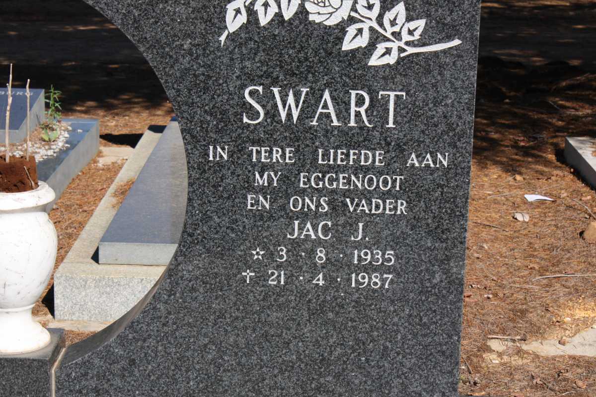 SWART Jac J. 1935- 1987