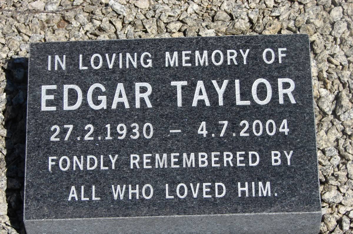 TAYLOR Edgar 1930-2004