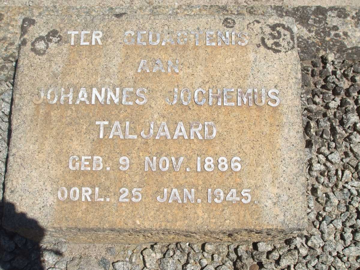 TALJAARD Johannes Jochemus 1886-1945