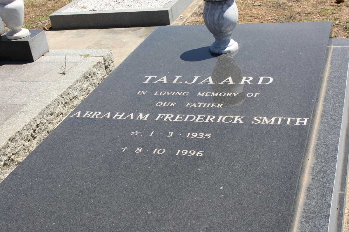 TALJAARD Abraham Frederick Smith 1935-1996