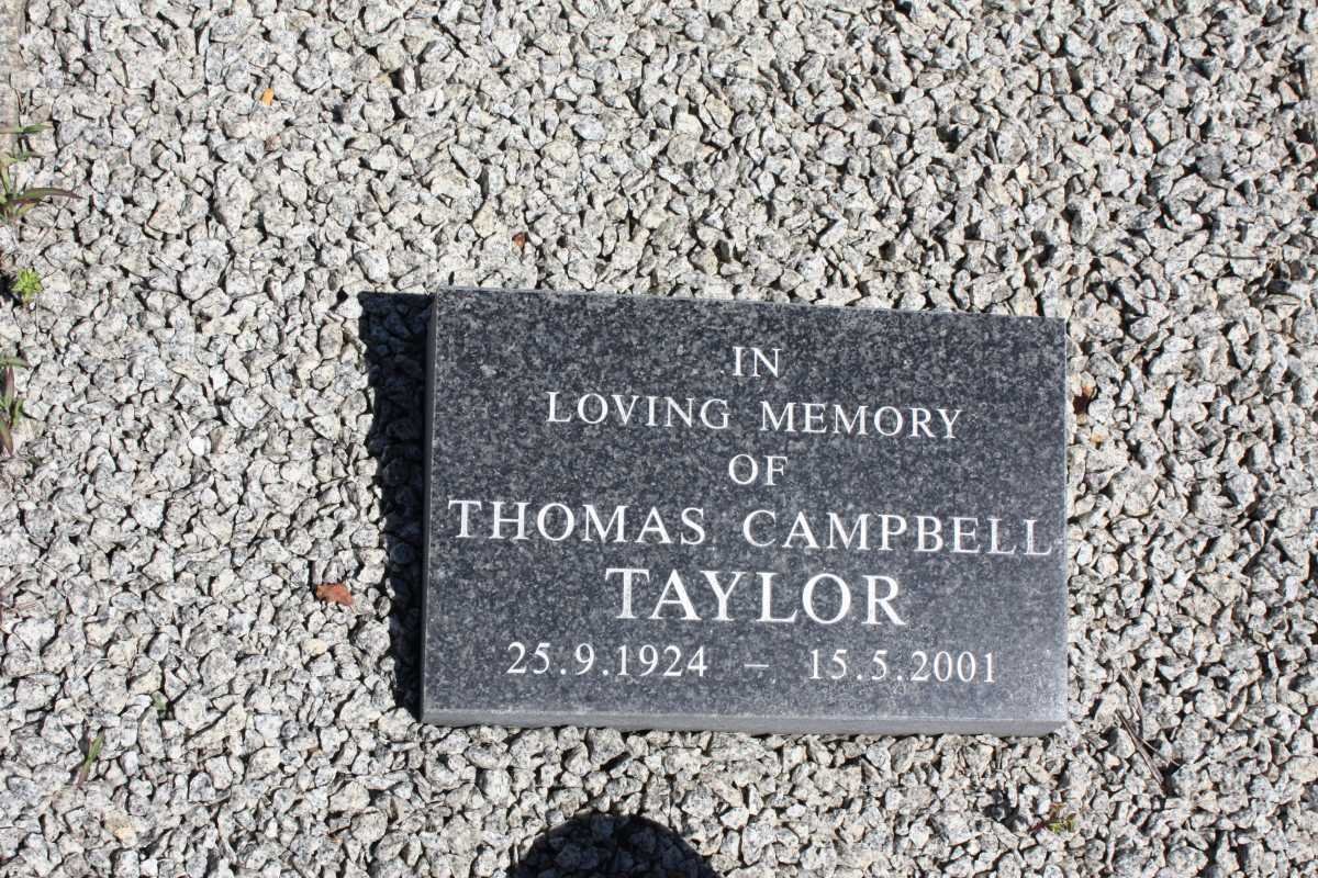 TAYLOR Thomas Campbell 1924-2001