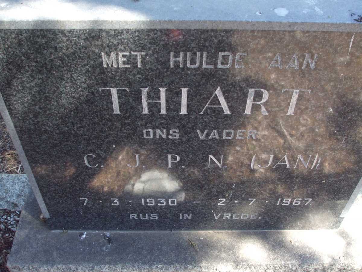THIART C.J.P.N. 1930-1967