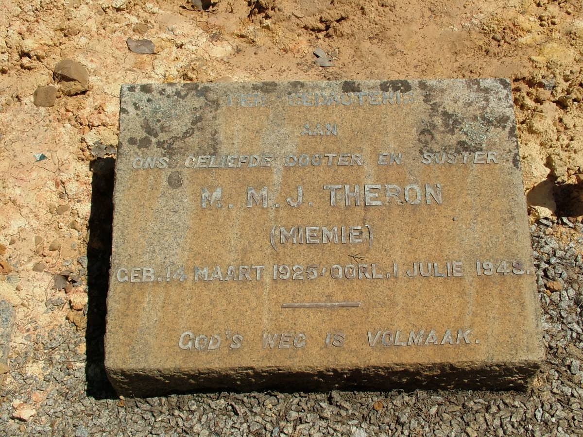 THERON M.M.J. 1925-1948