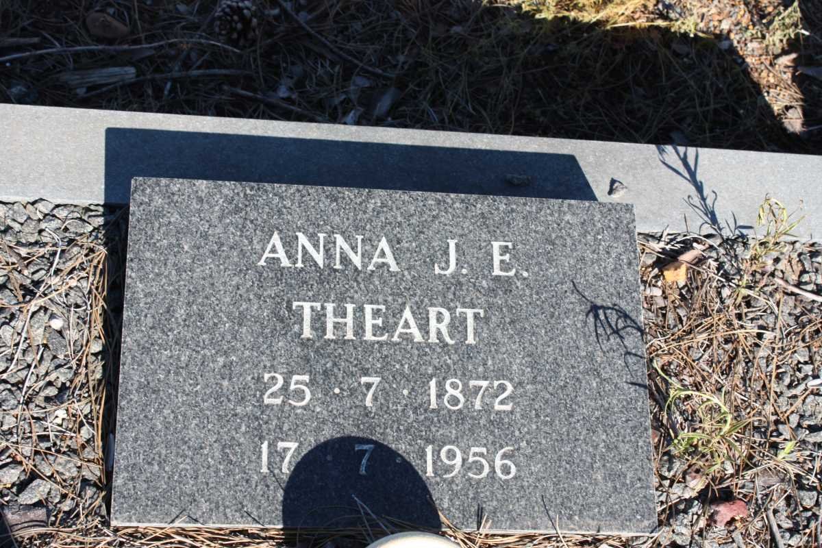 THEART Anna J.E. 1872-1956