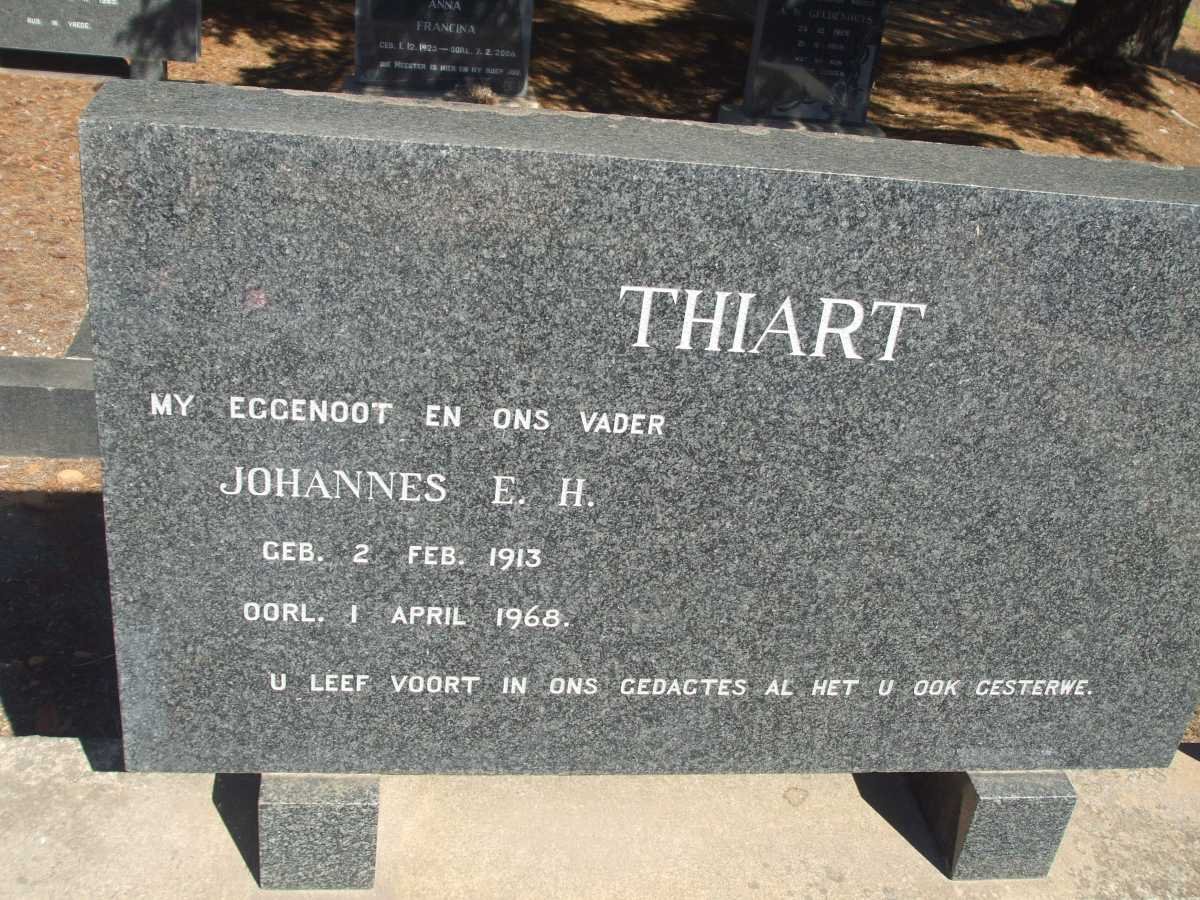 THIART Johannes E.H. 1913-1968