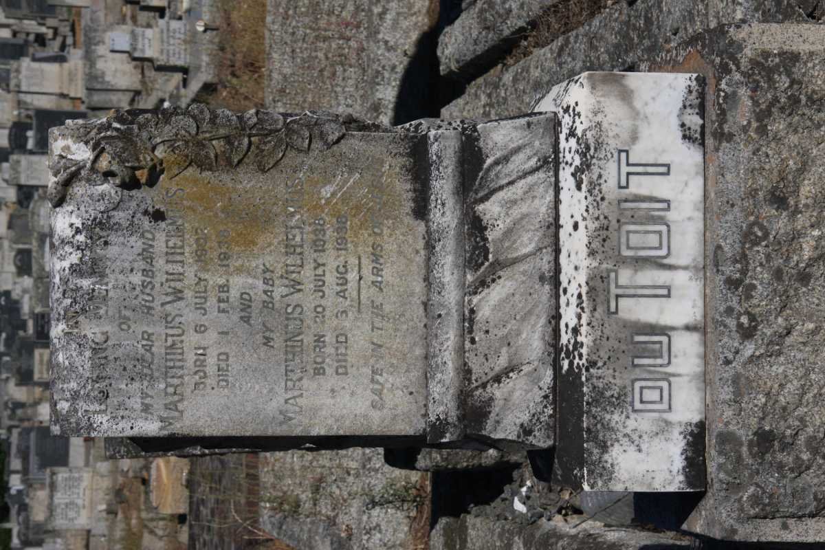 TOIT Marthinus Wilhelmus, du 1902-1938 :: DU TOIT Marthinus Wilhelmus 1938-1938