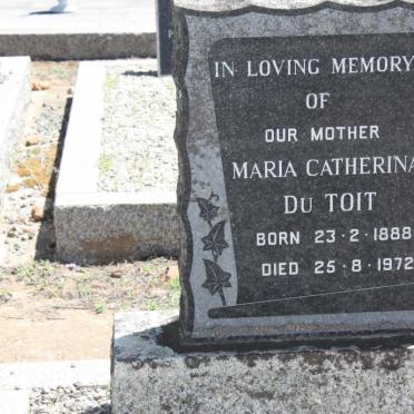 TOIT Maria Catherina, du 1888-1972