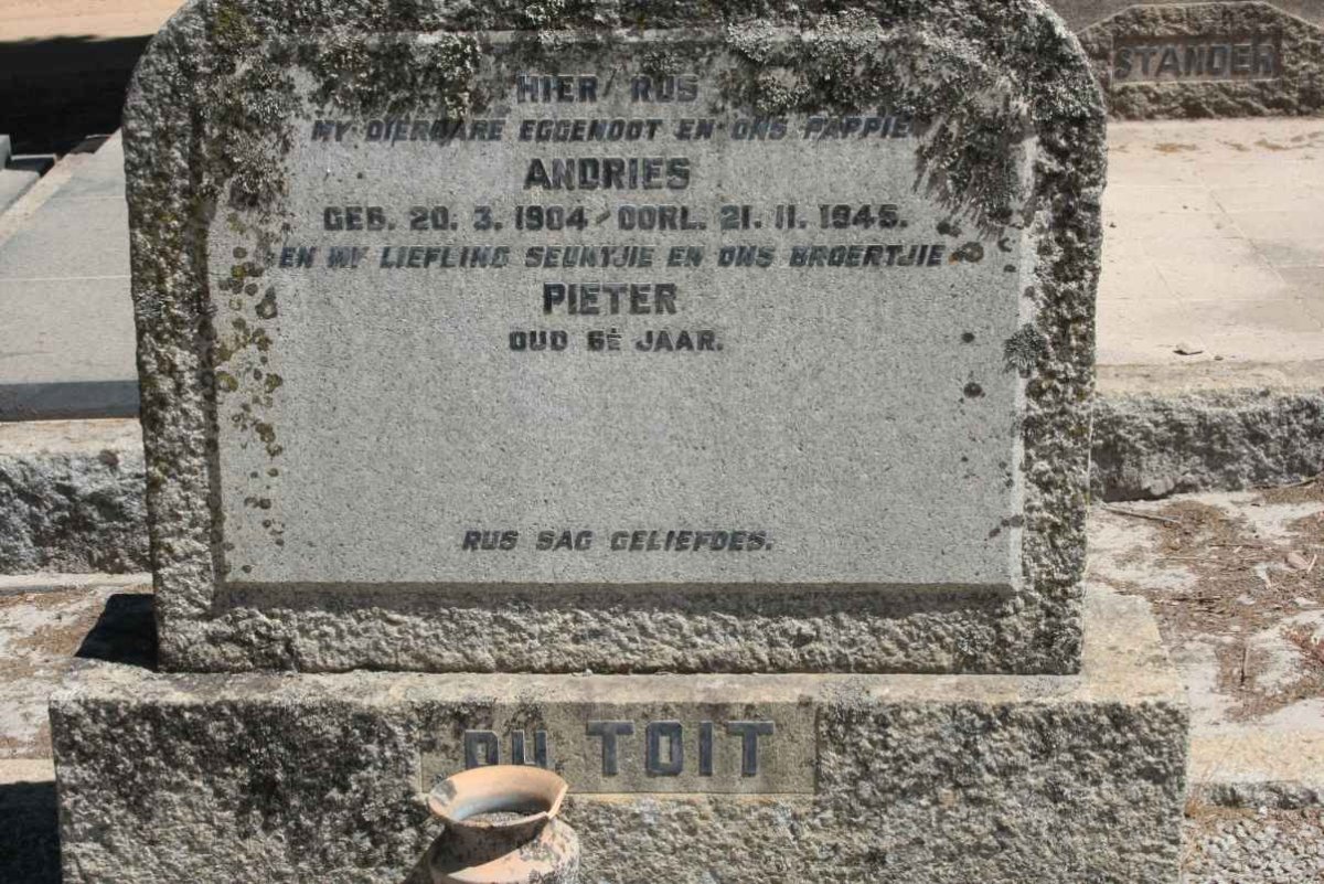 TOIT Andries, du 1904-1945 :: DU TOIT Pieter