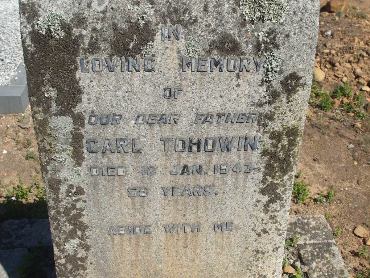 TOHOWIN Carl -1943