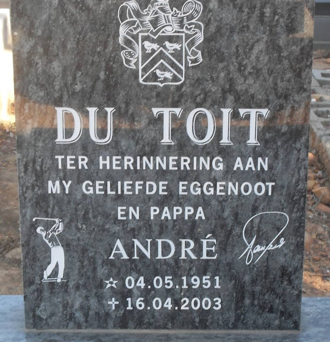 TOIT André, du 1951-2003