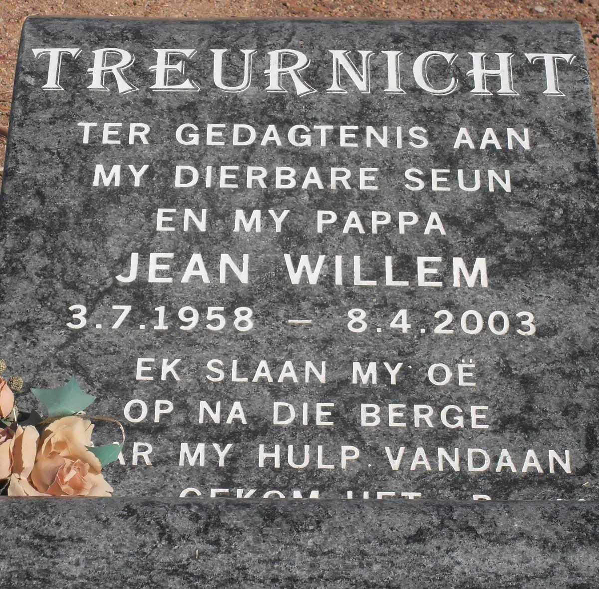 TREURNICHT Jean Willem 1958-2003
