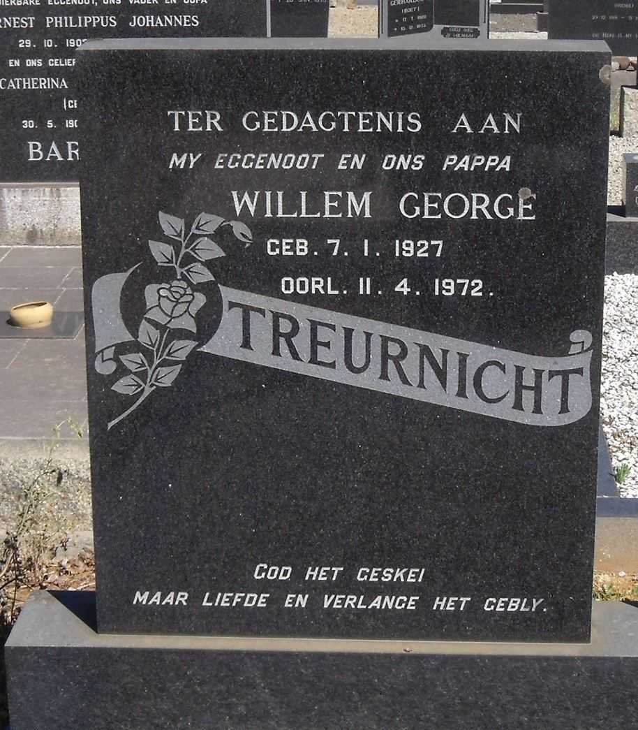 TREURNICHT Willem George 1927-1972